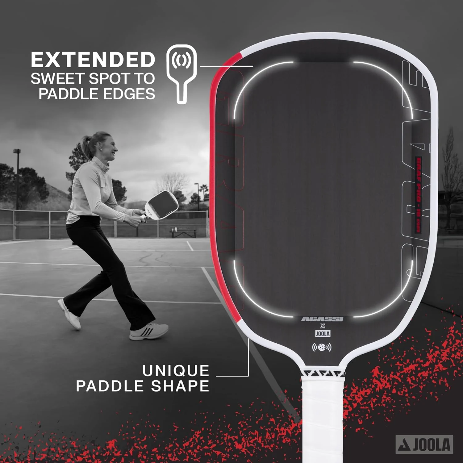 JOOLA Graf Pro 16mm Pickleball Paddle - Image 7