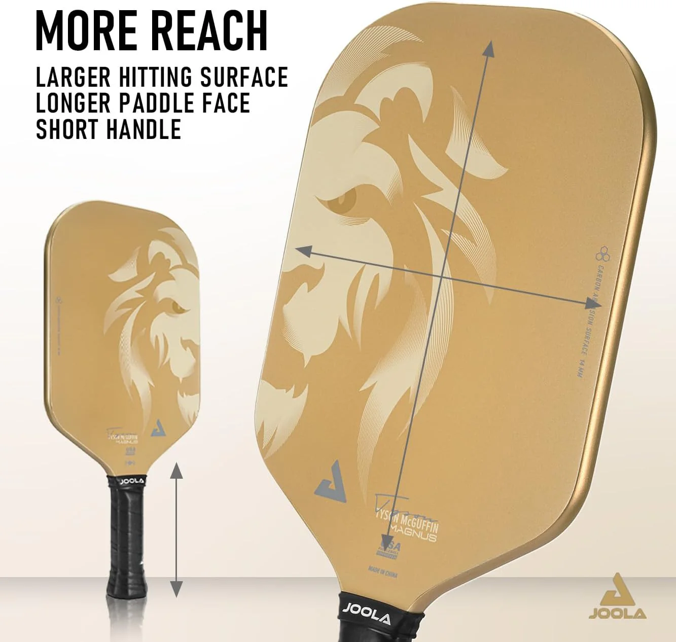 JOOLA Tyson McGuffin Magnus CAS 14mm Pickleball Paddle - Image 6